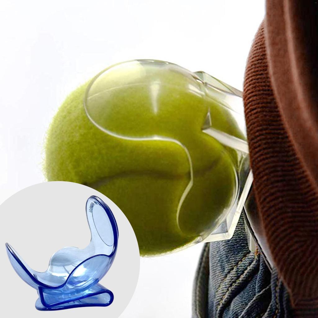 Transparent Tennis Ball Clip Training Gear ABS Tennis Ball Clip Holder