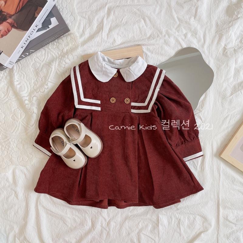 Váy dạ nhung trẻ em