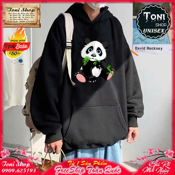 ÁO HOODIE GẤU TRÚC PANDA - In Pet Siêu Bền Siêu Đẹp