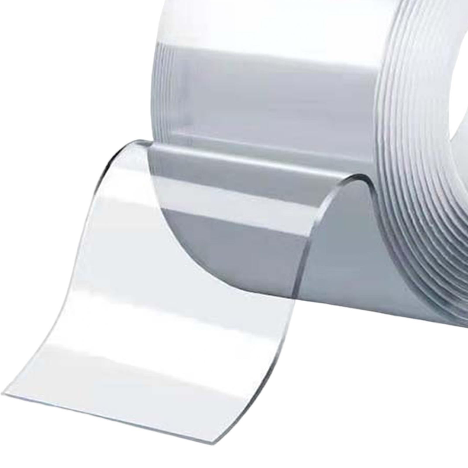 Double Sided Tape Heavy Duty, Multipurpose Removable Mounting Tape, Washable Sticky Strong Tape Strips Transparent Tape