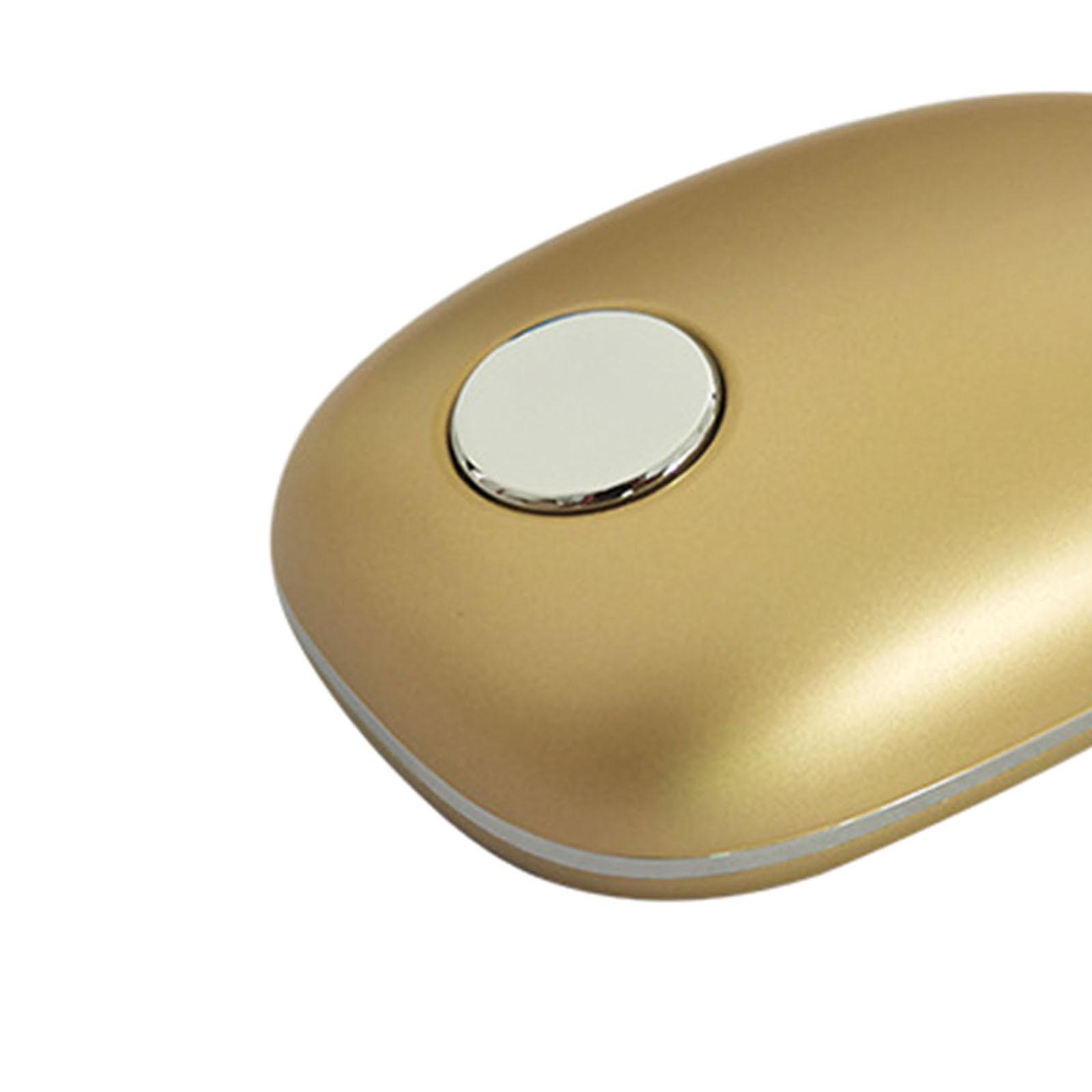 Hair Eraser Gentle Skin Exfoliation Mild Device Washable for Back Legs Gold