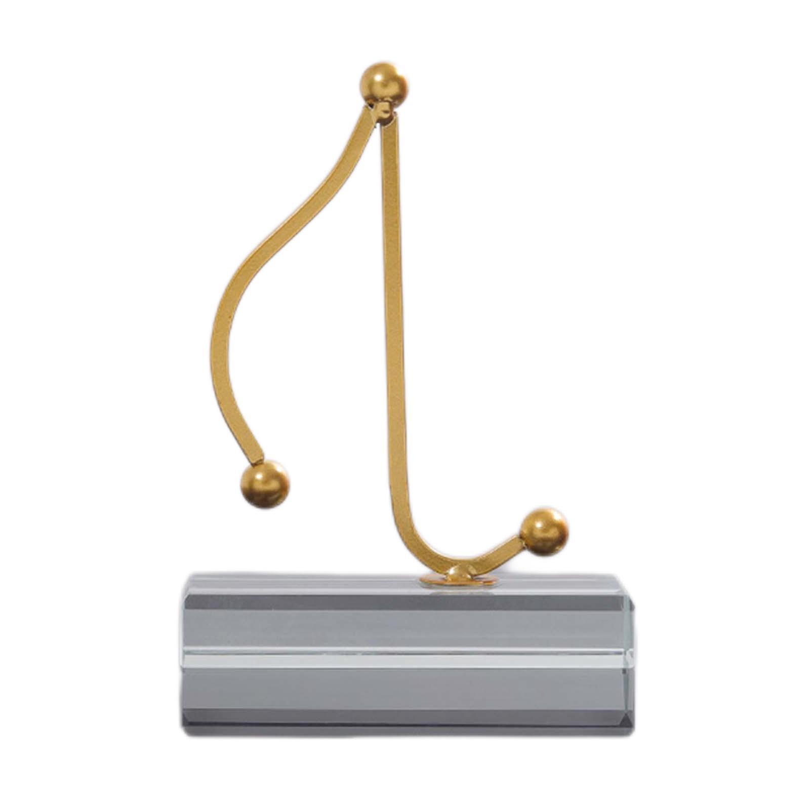 2 in Pack Music Note Figurines Statues Collectible for Cabinet Gifts Decor