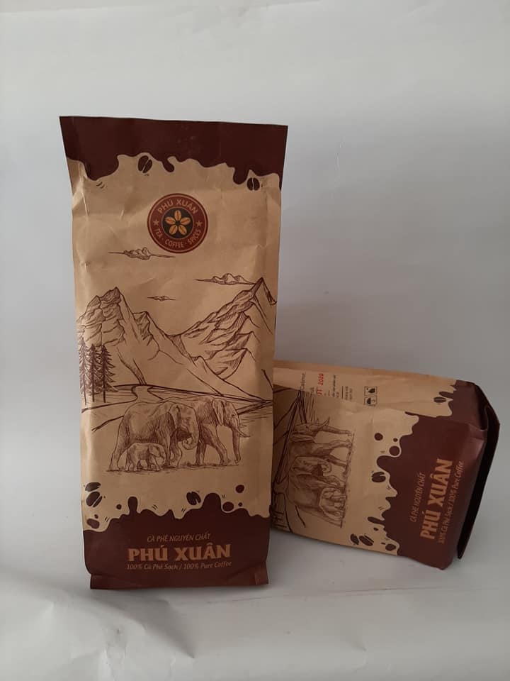 Cà phê phin - 1kg cà phê Arabica và Robusta nguyên chất dạng hạt - Phú Xuân 4