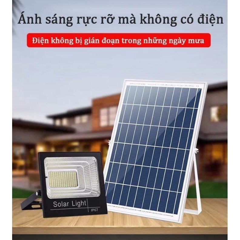 Đèn Led Năng Lượng Mặt Trời Siêu Sáng Chống Nước, Tiết Kiệm Điện Năng công suất 500W