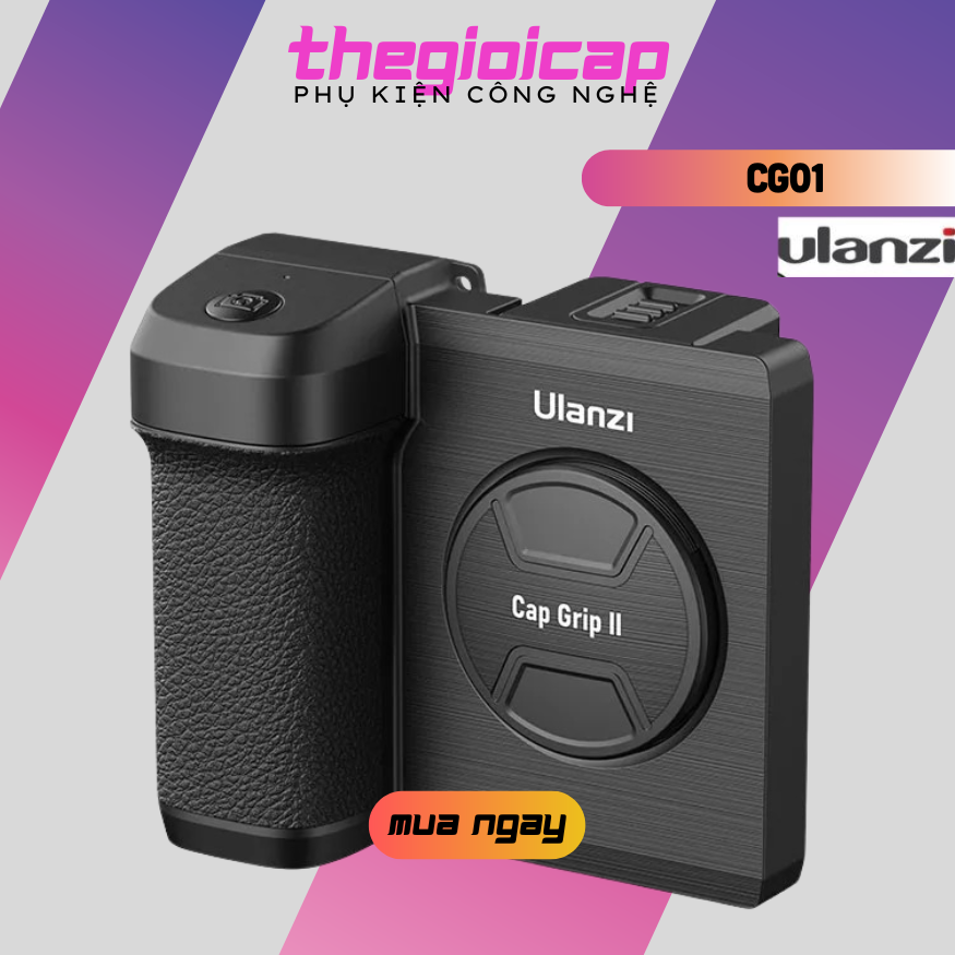 Báng Tay Cầm Chụp Ảnh Dành Cho Điện Thoại Và Máy Ảnh Ulanzi Capgrip II CG01 - Hàng Nhập Khẩu
