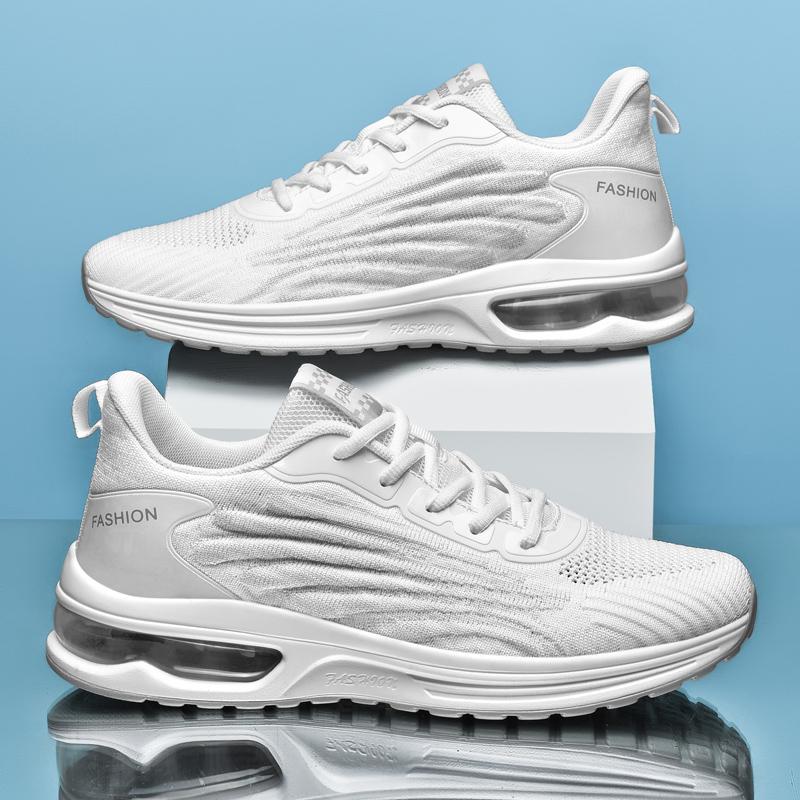 Giày Sneaker Nam Lưới Thoáng Khí Chạy Bộ Nam Giày Ngoài Trời Chạy Bộ Đi Bộ Giày Thể Thao Sneaker Nam Chaussure Homme Plus 39-46 Color: 6909 white Shoe Size: 39