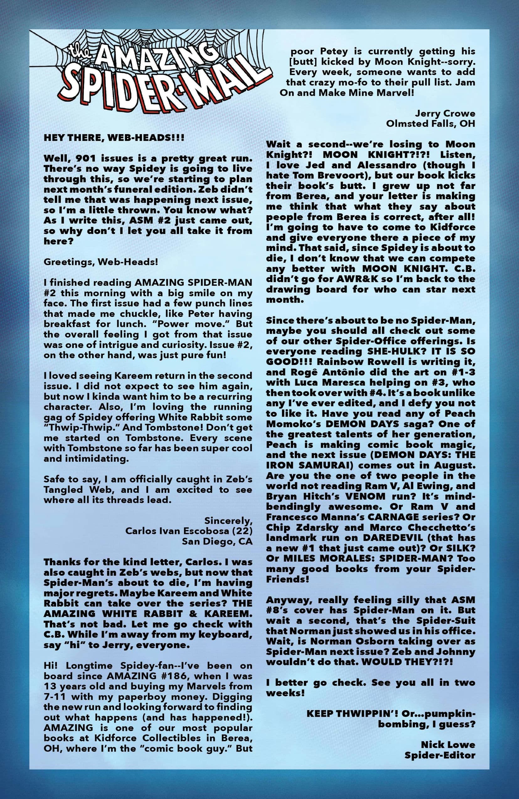 amazing spider-man (2022) chapter 7 22