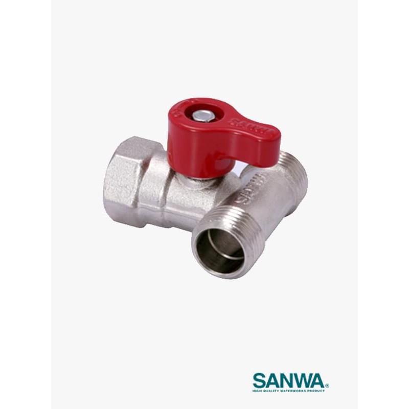 Van chia nước 3 ngã Sanwa 1/2&quot; BV15 MMM Thái Lan, có xuất hóa đơn VAT