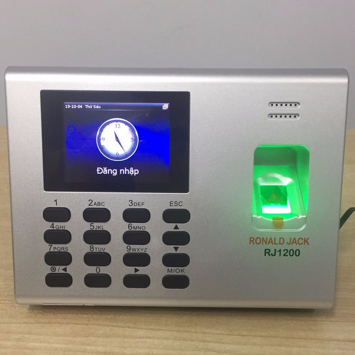Máy chấm công vân tay & vân tay Ronal Jack RJ1200 - hàng chính hãng
