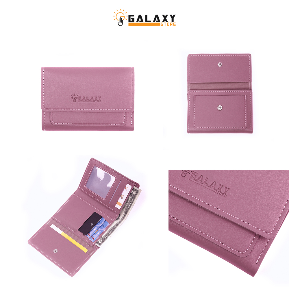 Ví Nữ Cầm Tay Gấp Gọn Để Tiền Thẻ Galaxy Store GVNUB04 - Hàng Chính Hãng