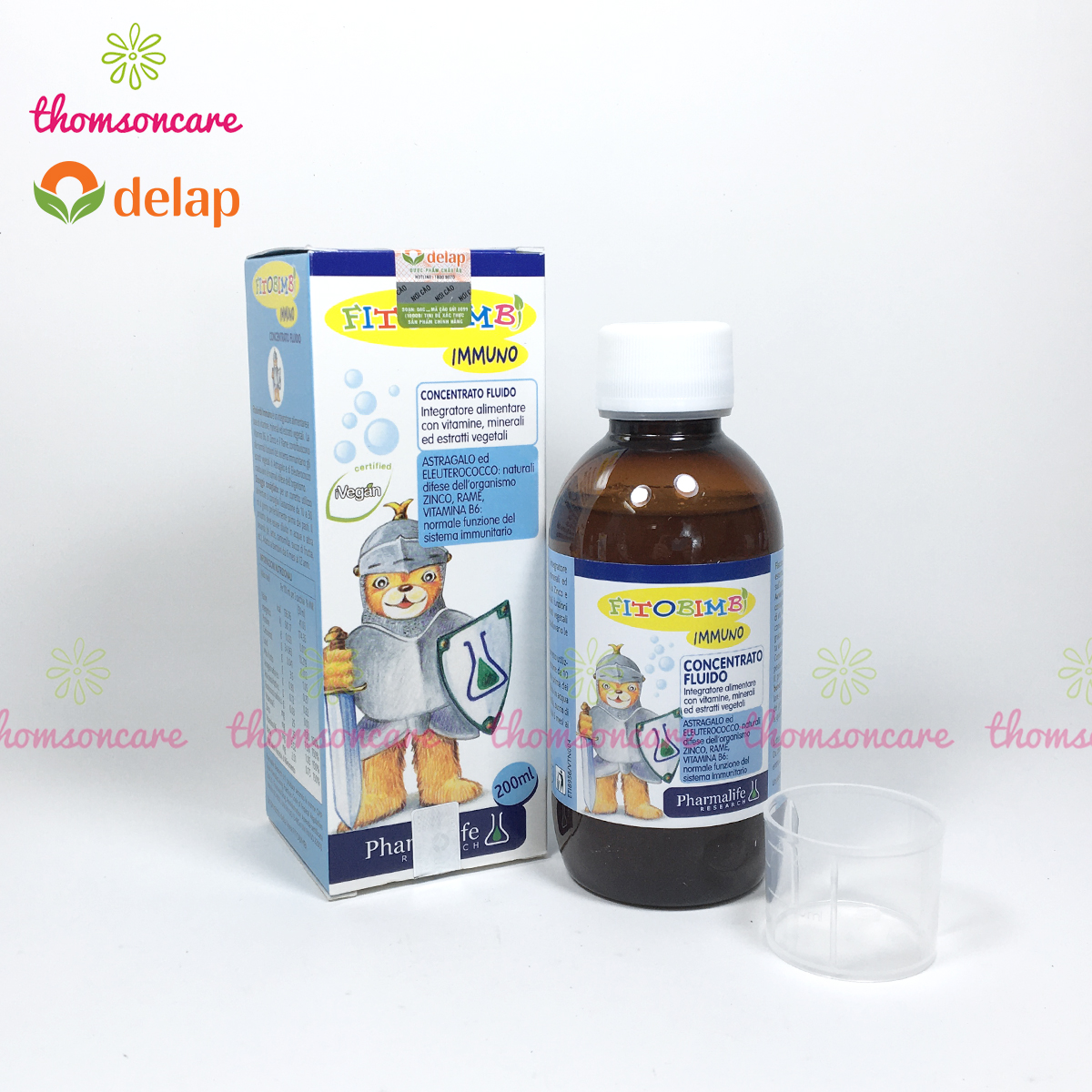 Immuno Bimbi - Tăng sức đề kháng cho bé - Của Fitobimbi - Nhập khẩu chính hãng từ Ý