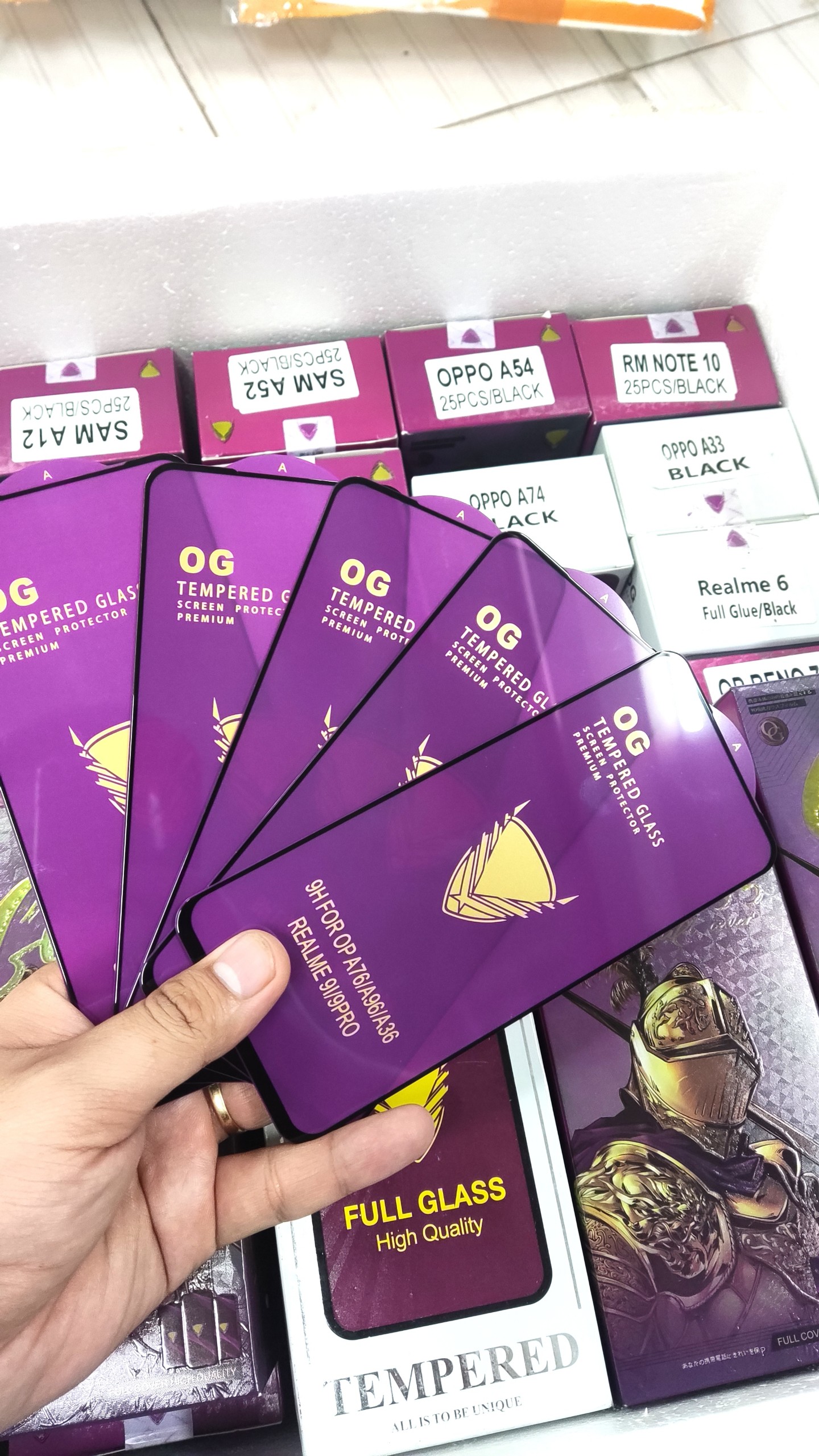 Kính cường lực OG tím siêu bền ,chất lượng kính tốt nhat cho OPPO RENO 6/ RENO 6Z / RENO 7/ RENO 7Z / OP A54 /OP A74 / OP A94 /OP A76 / F19 /F19 PRO /F19 PRO + / A92S / OP A53S NẾU BỂ SHOP HOÀN TIỀN- hàng chính hãng