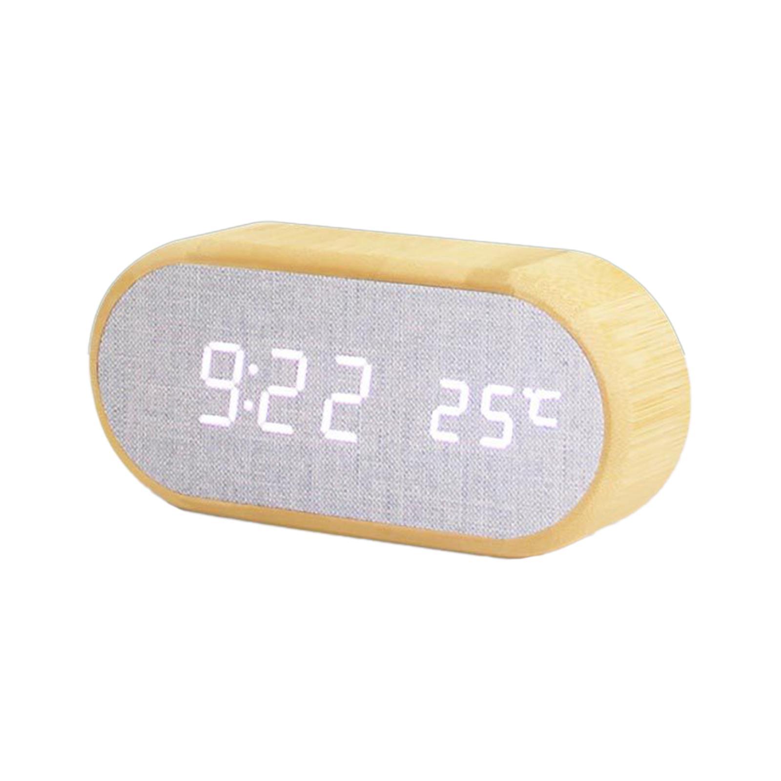 Sound Control Electronic  Clock Snooze Desktop Clock Multifunctional
