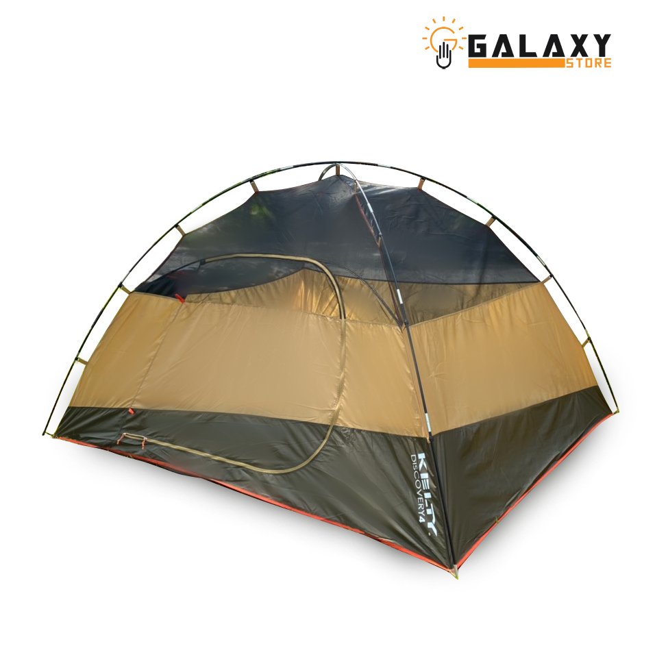 Lều 4 Người 2 Lớp Cắm Trại Phượt Dã Ngoại Picnic Galaxy Store Discovery 4 - Hàng Chính Hãng