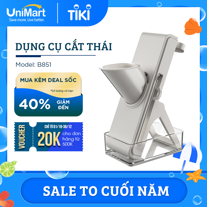 Dụng Cụ Thái Rau Củ Quả Đa Năng Cao Cấp Damas - Thiết Kế Gấp Gọn Tiện Lợi, An Toàn Khi Sử Dụng - Tặng Kèm Hộp Đựng Thực Phẩm - Hàng Nhập Khẩu