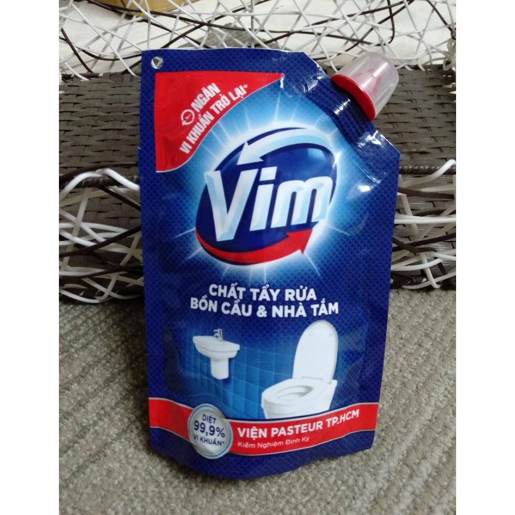 1 gói Nước Tẩy Bồn Cầu và Nhà tắm Vim Diệt Khuẩn 120ml ❖Khuyenmai247❖