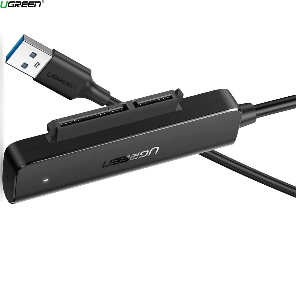 Ugreen UG70609CM321TK 0.5m bộ đọc ổ cứng ssd usb a 3.0 ra 2.5 inch sata 50cm - HÀNG CHÍNH HÃNG