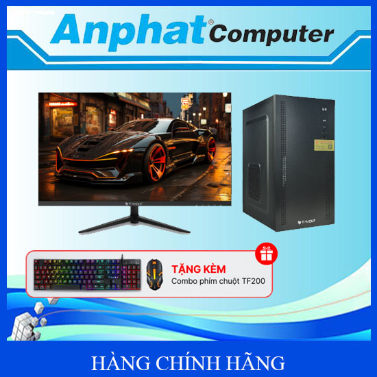 Máy Bộ T-Wolf H110R8S256L22G4400 (Case VP/Main H110/CPU G4400/Ram DDR4 8GB/SSD 256GB/Nguồn TW-E700W/LCD 22inch/Phím+Chuột) – Hàng Chính Hãng
