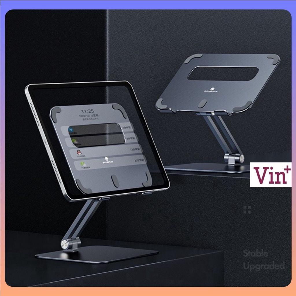 Giá đỡ máy tính bảng, điện thoại, iPad, Galaxy Tab P61 dạng đỡ tablet điều chỉnh độ cao, hợp kim nhôm cao cấp.