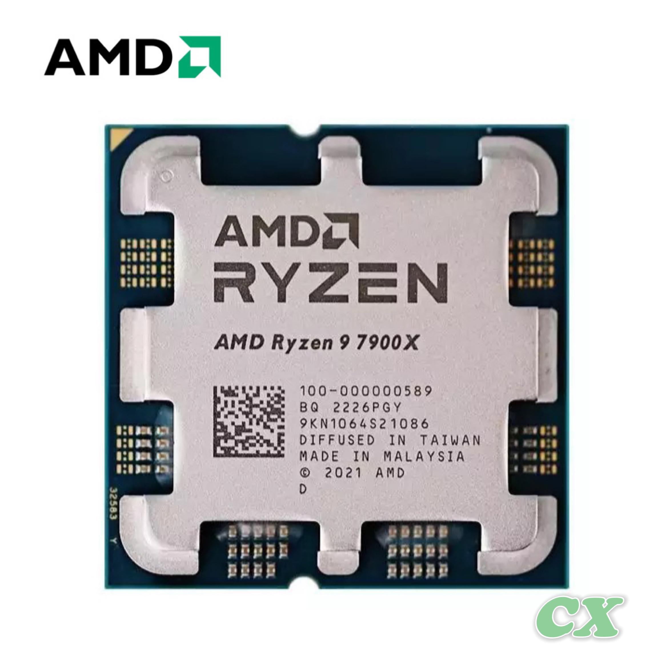 MỚI AMD Ryzen 9 7900X R9 7900X 4.7GHz 12 Nhân 24 Luồng Bộ Vi Xử Lý 5NM L3 = 64M DDR5 100-000000589 Ổ Cắm AM5 Không Quạt