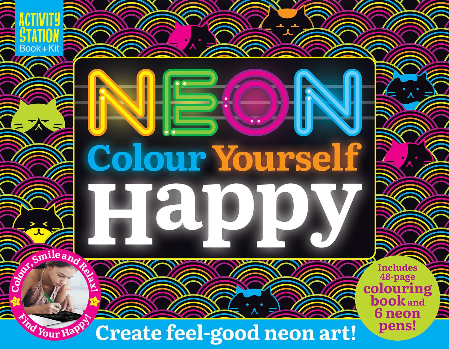 Hình ảnh Neon Colour Yourself Happy (Activity Station Book + Kit)