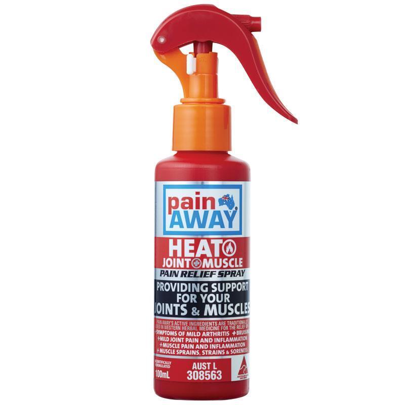 Pain Away Heat Joint & Muscle Pain Relief Spray 100ml
