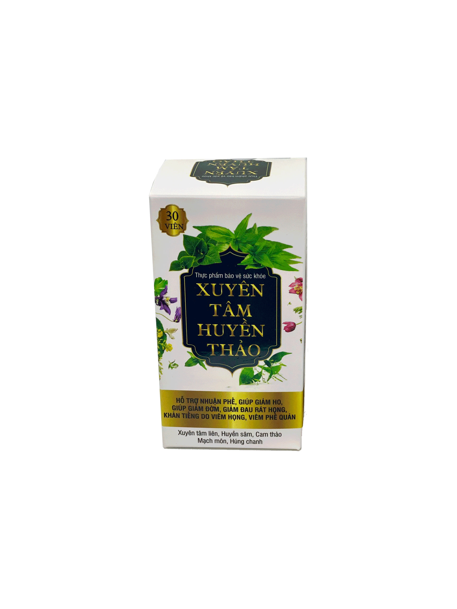 Viên Uống Xuyên Tâm Liên Bổ Phổi Giảm Ho Đờm Ho Khan Đau Rát Họng Xuyên Tâm Huyền Thảo