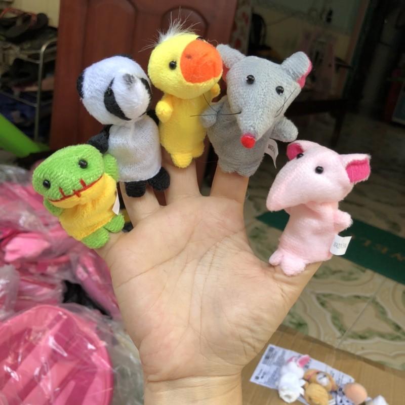 BỘ 5 THÚ RỐI NGÓN TAY KỂ CHUYỆN DIỄN XIẾC HÌNH ĐỘNG VẬT DỄ THƯƠNG CHO BÉ VUI