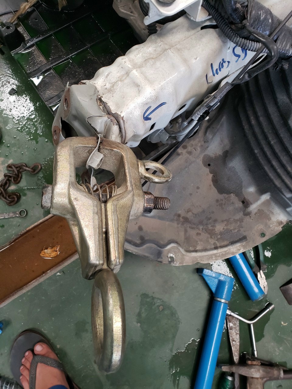 Móc kẹp rút làm đồng sửa chữa ô tô