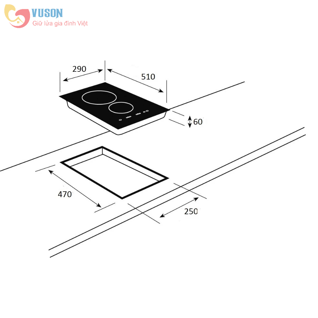 Bếp Từ Eurosun EU-T506DO - Hàng chính hãng