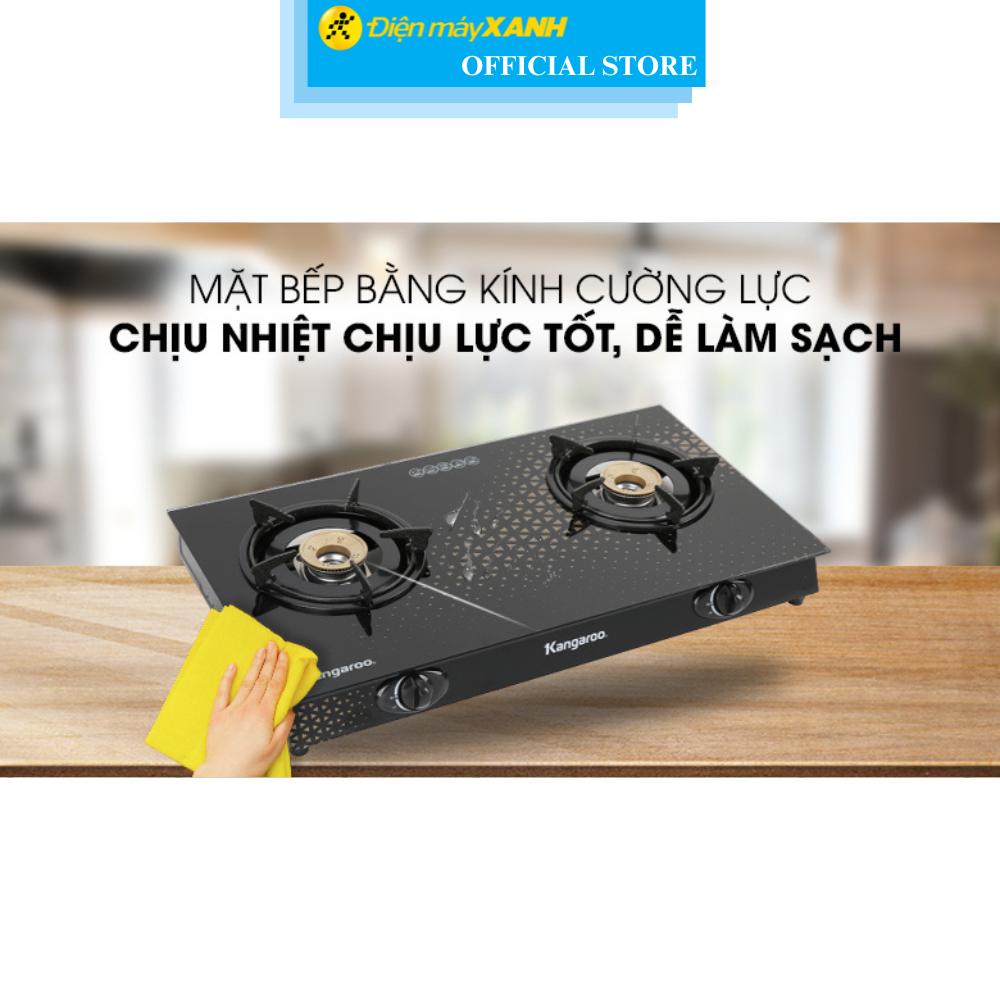 Bếp ga đôi Kangaroo KG8G1C - Hàng Chính Hãng