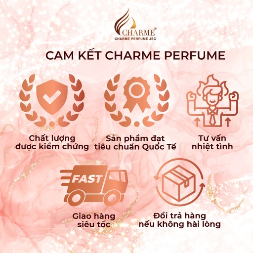 Nước Hoa Nữ Cao Cấp GOOD CHARME MY LOVE 80ml Lưu Hương Lâu Ngọt Ngào, Nữ Tính_Nước Hoa Chính Hãng