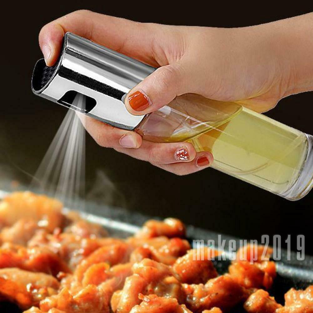 Chai xịt dầu ăn thủy tinh dùng cho đồ nướng, nồi chiên không dầu
