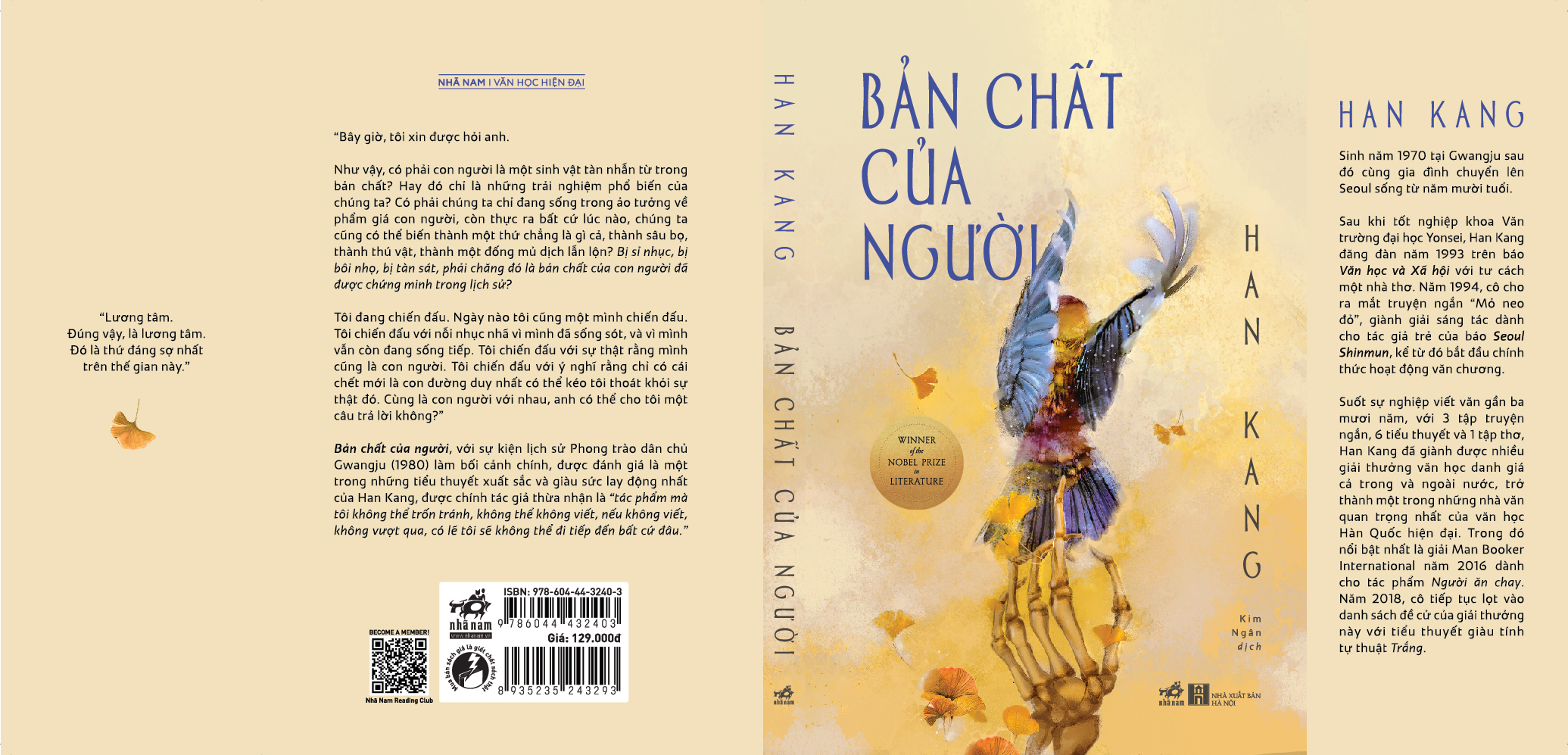 Sách - Bản chất của người (Han Kang) (Nhã Nam Official)