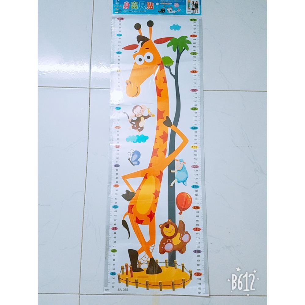 Decal Dán Tường Đo Chiều Cao Cho Bé