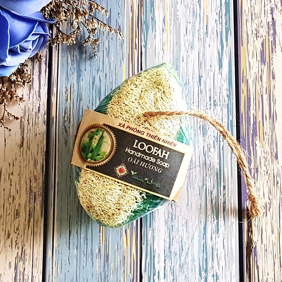 Xà phòng xơ mướp oải hương - Lavender Luffa Soap