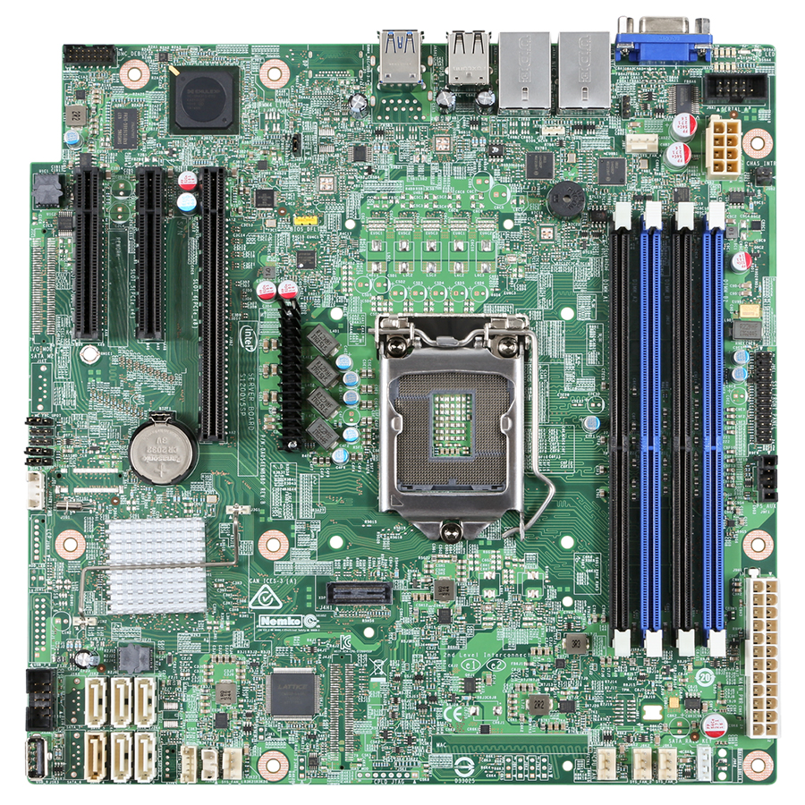 Bo Mạch Chủ Mainboard Server Intel S1200SPS Box - Socket 1151 - Hàng Chính Hãng