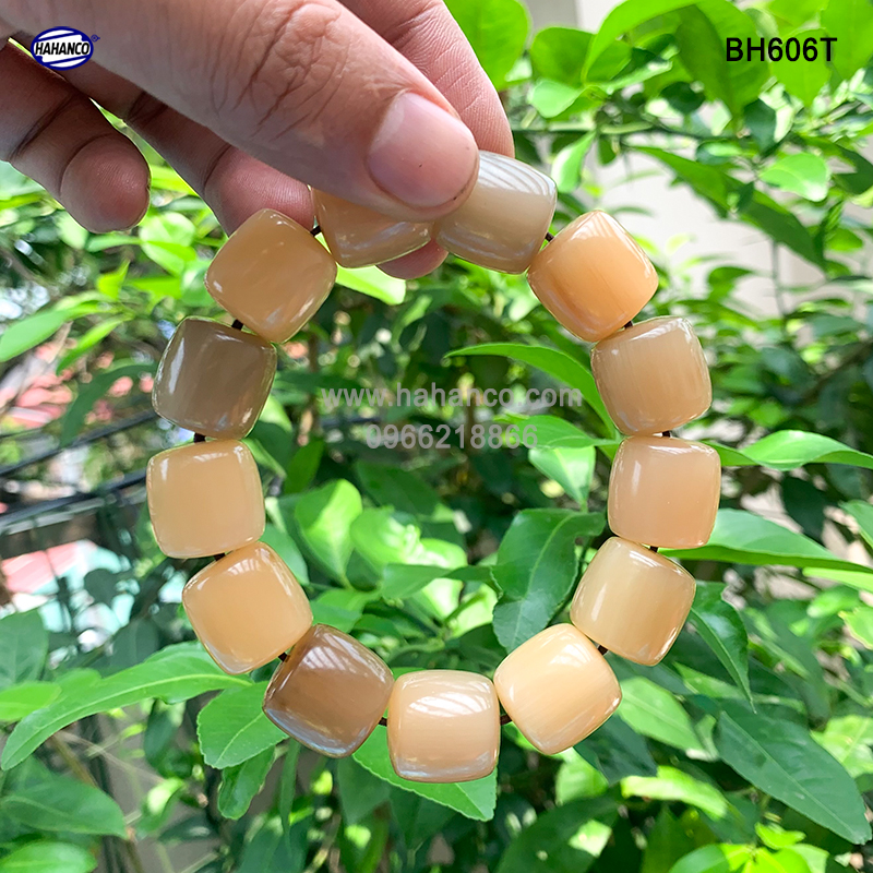 Vòng tay sừng đốt trúc BH606 - Phong Thủy - Phú quý và Tài Lộc - Bracelet of HAHANCO