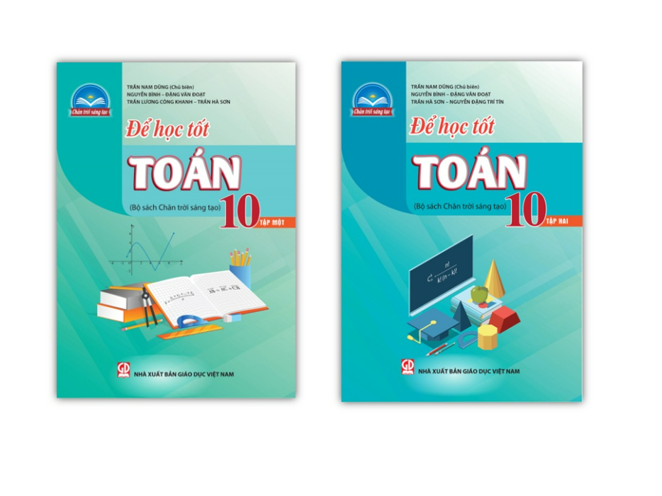 Sách - Combo Để học tốt Toán 10 tập 1 + 2 (Chân trời sáng tạo)