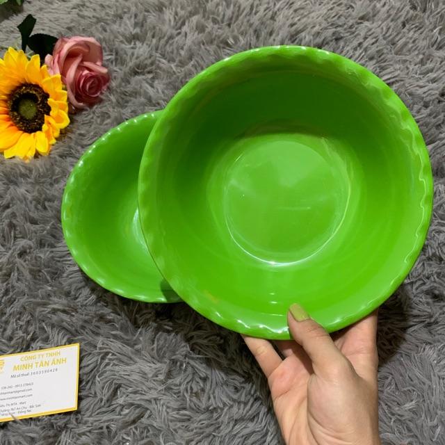 Tô nhựa tô 8 bèo xanh lá TO 08