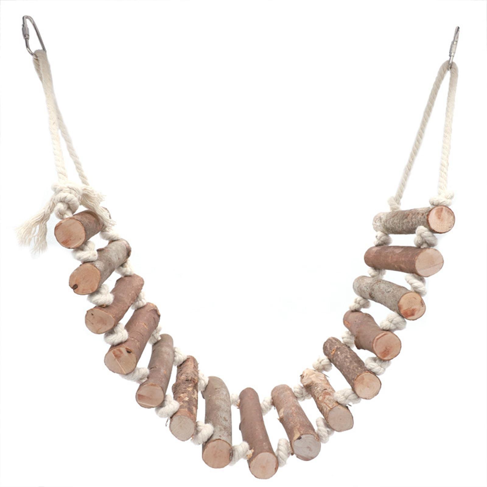 Flexible Parrot Hamster Climbing Ladder Ladder Shelf Canary for Budgie Toy