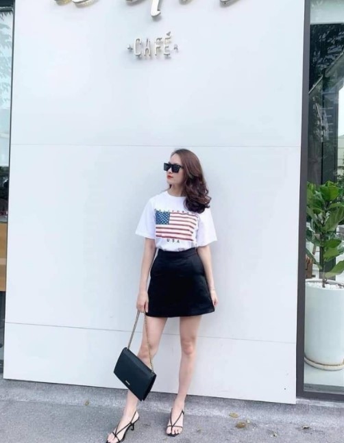 Áo Thun Unisex Nam Nữ Cờ Mỹ American Flag T-Shirt 100% tagless cotton