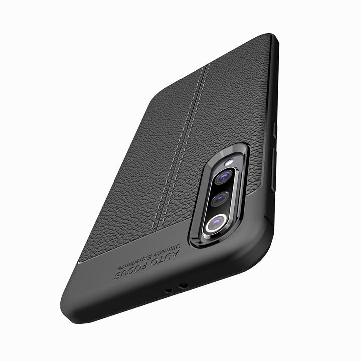 Ốp lưng Xiaomi Mi9 SE silicon giả da Auto Focus