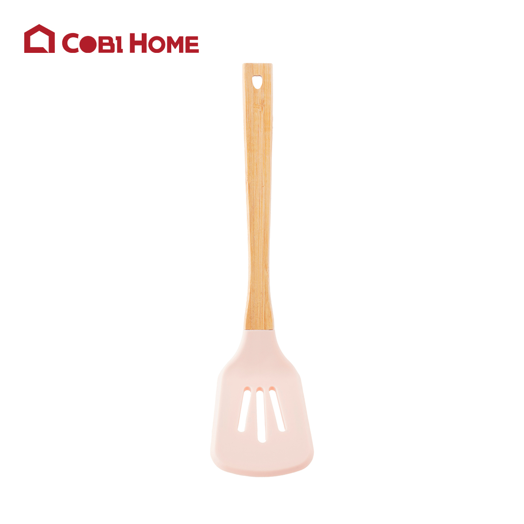 Xẻng silicone chiên xào có rãnh