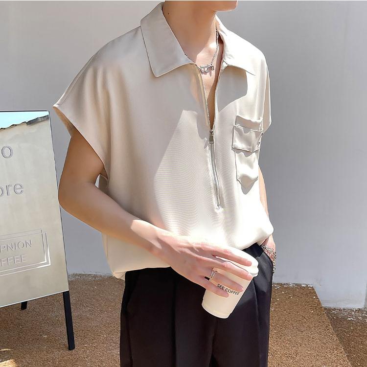 Áo phông, áo phông nam cộc tay hàng thiết kế cáo cấp phong cách hàn quốc kiểu sát nách trẻ trung,cá tính năng động - H77