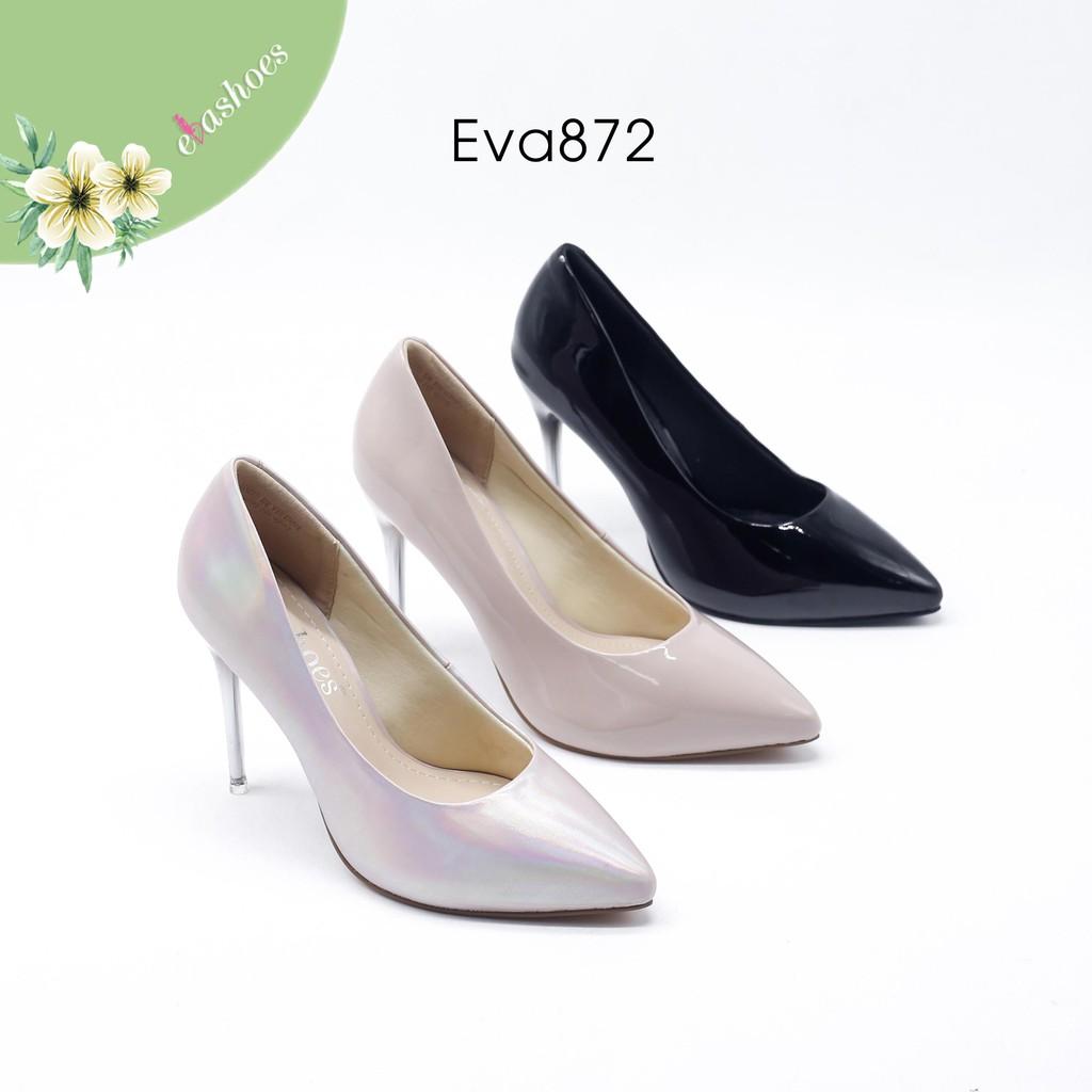 Giày Cao Gót Da Bóng 9cm Evashoes - Eva872