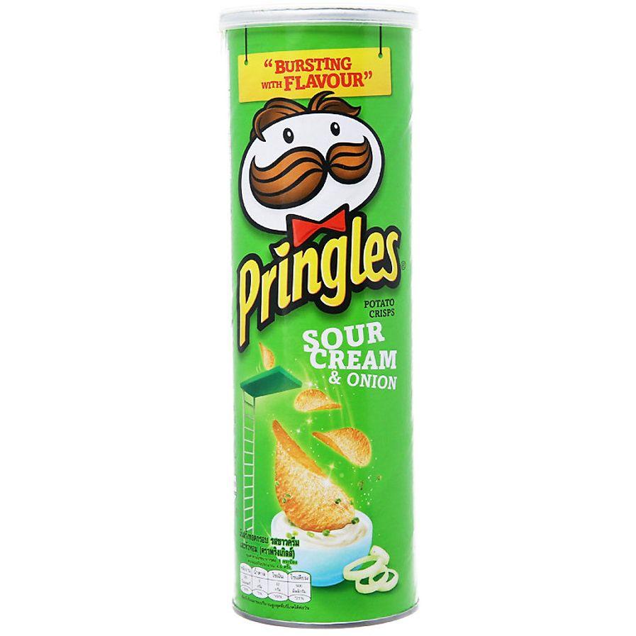 Snack Khoai Tây Pringles Vị Kem Chua Và Hành 110G – 8886467100024