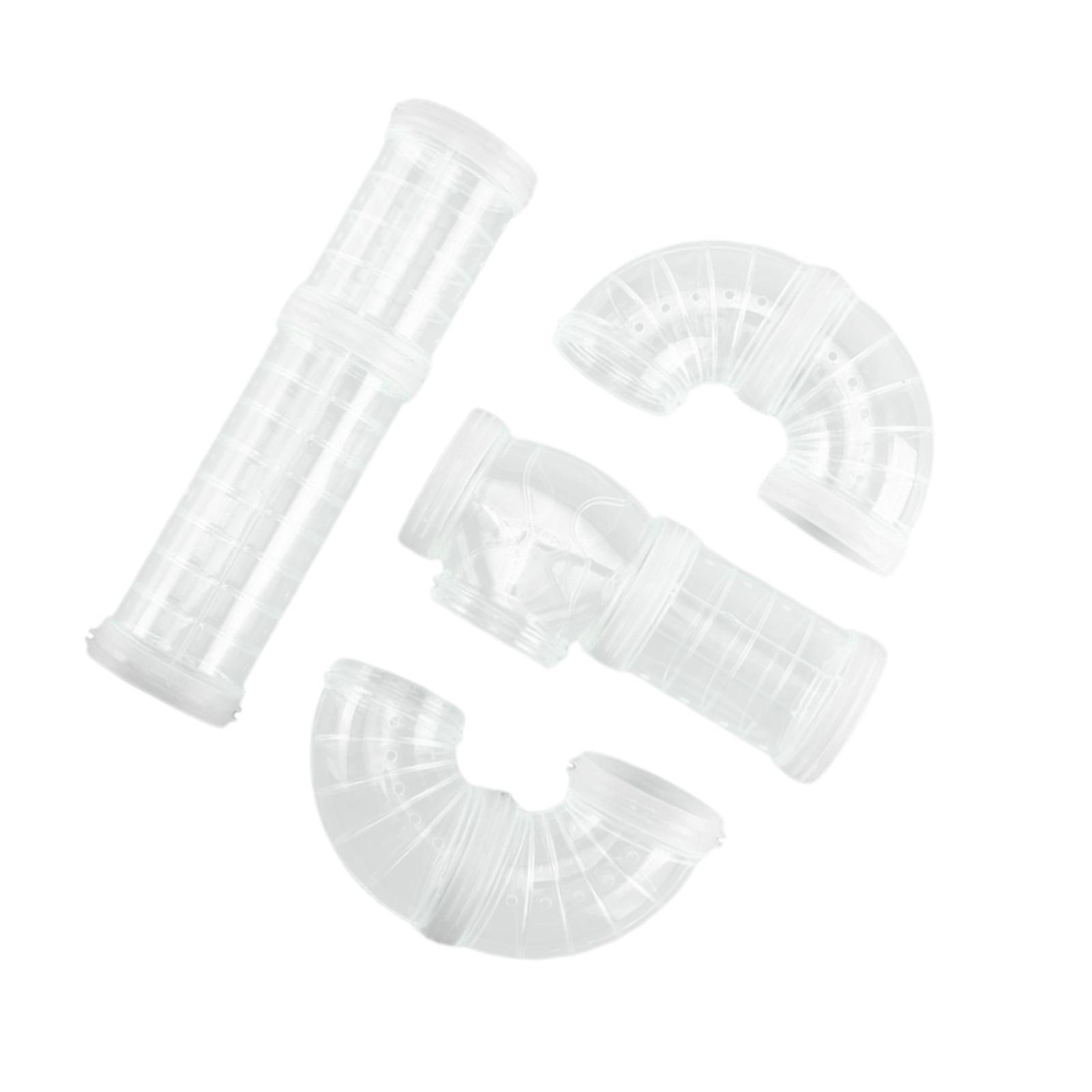 Hamster Tube Set DIY 8Pcs Hamster Exercise Toys for Hamster Cage Accessories