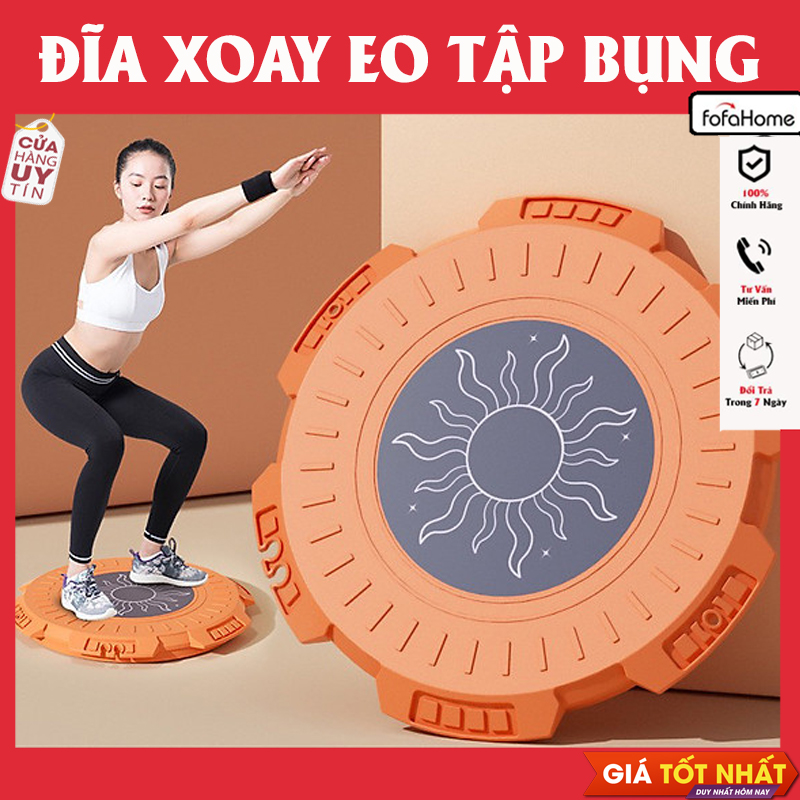 Bàn Xoay Hình Bàn Chân Tập Cơ Bụng Giao Màu Ngẫu Nhiên