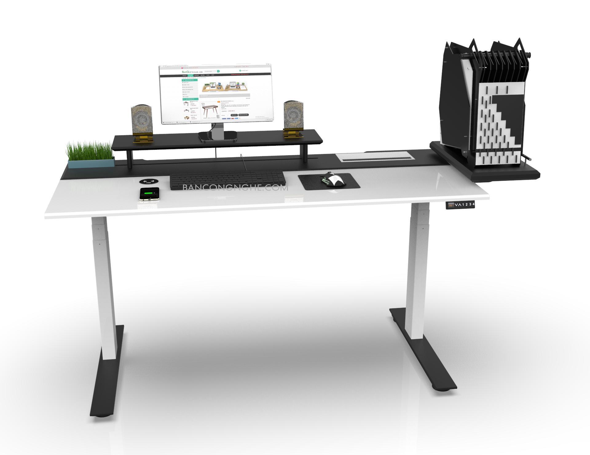 Bàn Gaming thông minh - 70x1m70 -  Nâng hạ độ cao tự động - Smartdesk Gaming